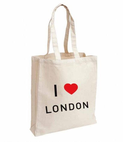 กระเป๋า Fabric I love London bag